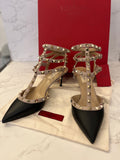 Pre Loved Valentino Garavani Rock Stud Kitten Heels UK 6 (New)