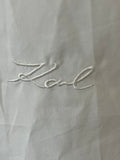 Pre Loved Karl Lagerfeld Ruffle Sleeve Top