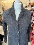 Pre Loved Issey Miyake Ash Grey Drop Waist Dress Size S-M