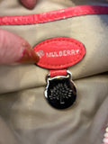 Mulberry Charlie Pochette in Pink Crinkle Patent Leather