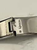 Pre Loved Hermes Orange Enamel Clic H Narrow Bangle size