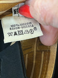 Hermes Vintage Black Trousers with Contrast Stitching FR36 UK 8
