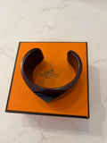 Pre Loved Hermes Medor Cuff in Burgundy (new)