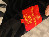 Pre Loved Vivienne Westwood Black Flocked Velvet Jacket size 42 Uk10