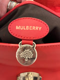 Pre Loved Mulberry Primrose in Poppy Red Calf Leather