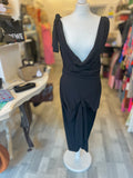 Pre Loved Vivienne Westwood Sleeveless Black Crepe Dress