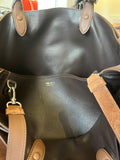 Prada Medium Buckle Brown Suede Tote