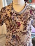 Pre Loved Dolce & Gabbana Tie Neck Top IT 38 UK6-8 (excellent)