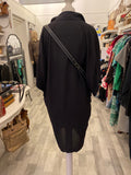 Pre Loved Balenciaga Black Silk Tunic Dress