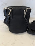 Pre Loved Prada Tessuto Nylon and Leather shouder bag