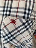 Pre Loved Burberry Short Sleeved Check Shirt Uk 8