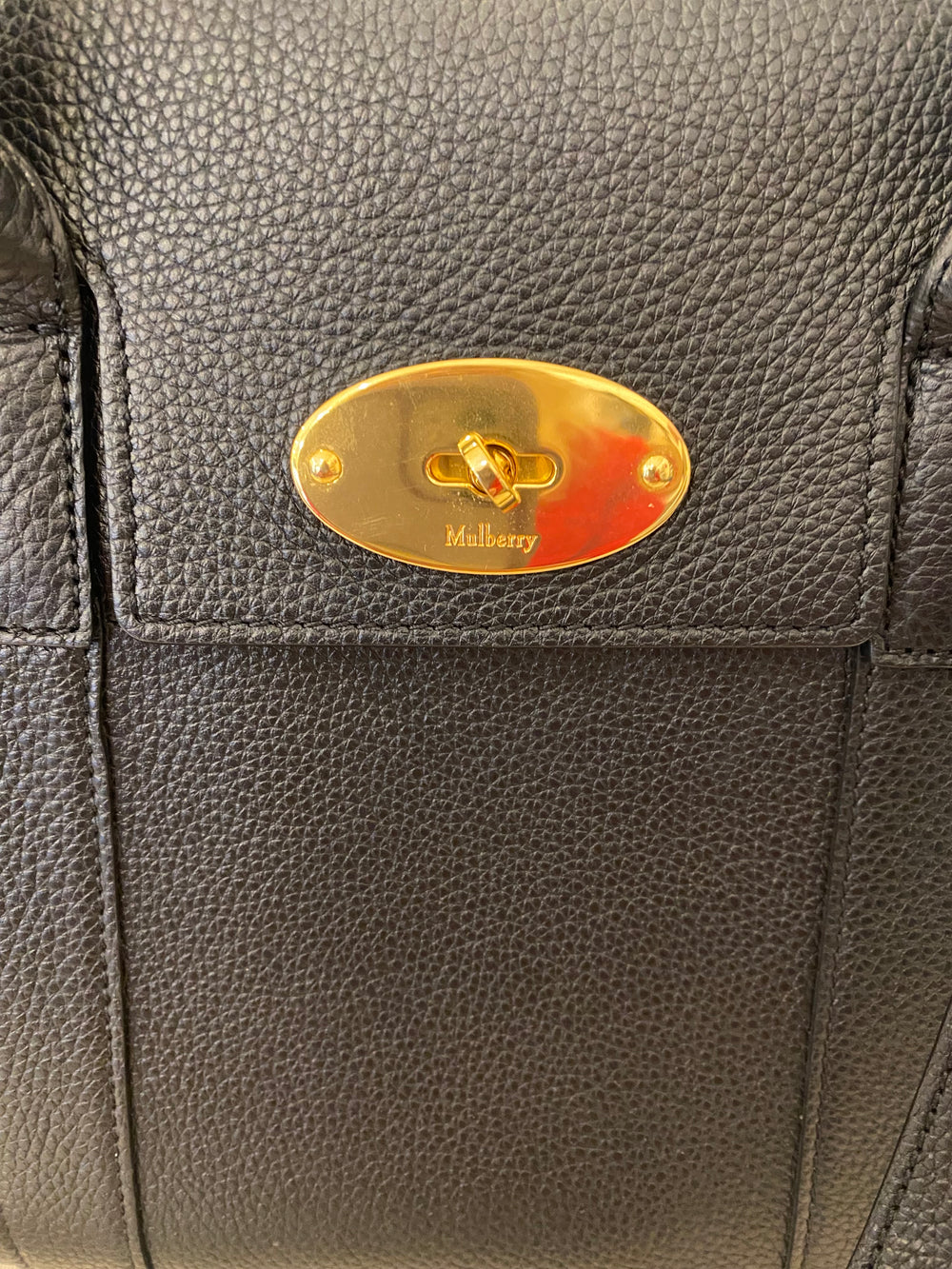 Pre Loved Mulberry Strap Bayswater in Black (excellent)