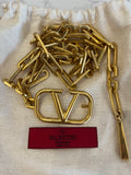 Pre Loved Valentino Garavani Gold Chain “V” Belt (excellent)
