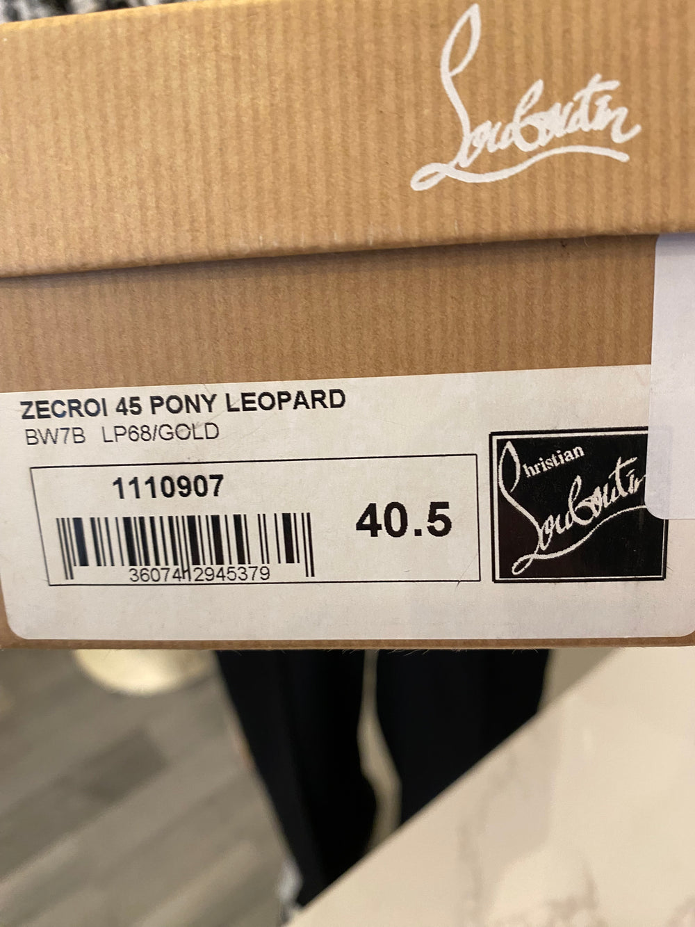 Pre Loved Christian Louboutin Pony Kitten Heels UK 7.5(new)