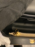 Louis Vuitton Twist MM in Black Epi Leather with Jacquard Bandouliere Strap