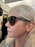 Pre Loved Chanel Tortoiseshell Sunglasses with Bronze Crystals (excellent)
