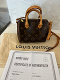 Pre Loved Louis Vuitton Monogram Nano Speedy **reserved**