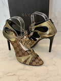 Pre Loved Gucci 2004 Tom Ford Dragon GG Heels UK6