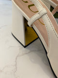 Pre Loved Gucci Cream Horsebit Sandals UK 5 - NEW