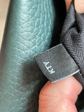 Pre Loved Mulberry Small Iris in Heavy Grain Green Leather