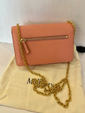 Pre Loved Mulberry Small Darley in Macaroon Leather on Gold Chain (as new)