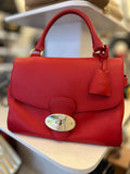 Pre Loved Mulberry Primrose in Poppy Red Calf Leather