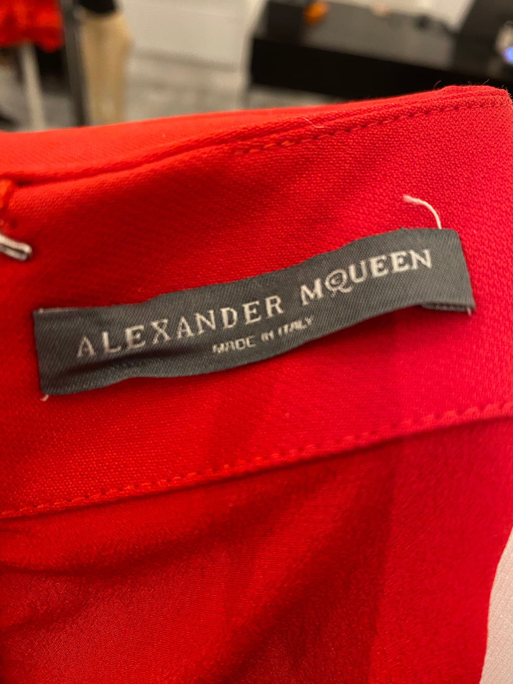 Pre Loved Alexander McQueen Wool & Silk Dress uk8