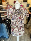 Pre Loved Dolce & Gabbana Floral Stretch Top Size 38 - UK 6