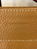 Pre Loved Burberry Leather Crossbody Messenger Bag