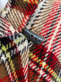 Burberry Tartan Wool Cape Size M