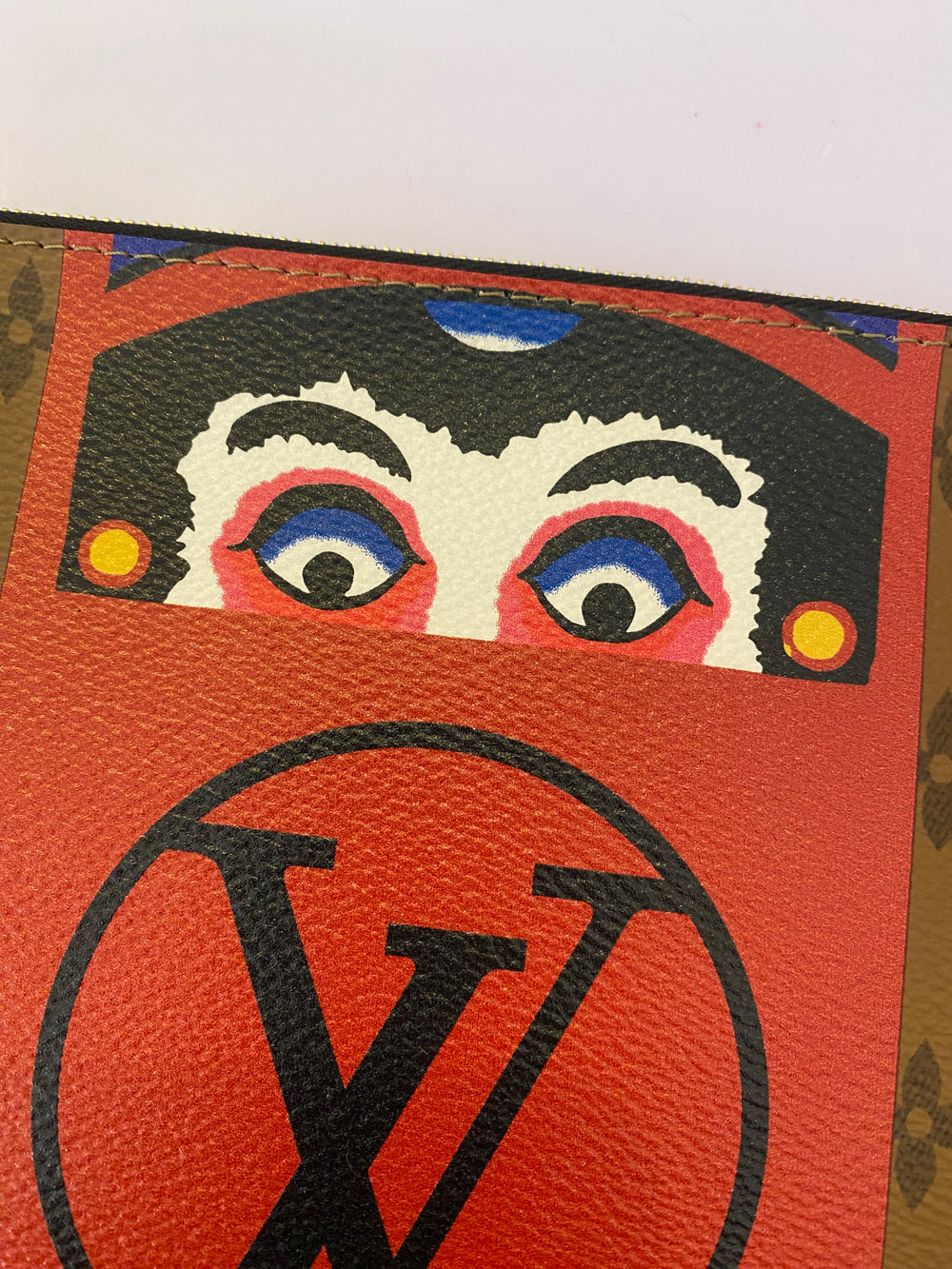 Pre Loved Louis Vuitton Ltd Edition Monogram Kabuki Pouch (excellent)
