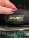 Pre Loved Chanel GST Grand Shopper Tote in Black Cavier Leather