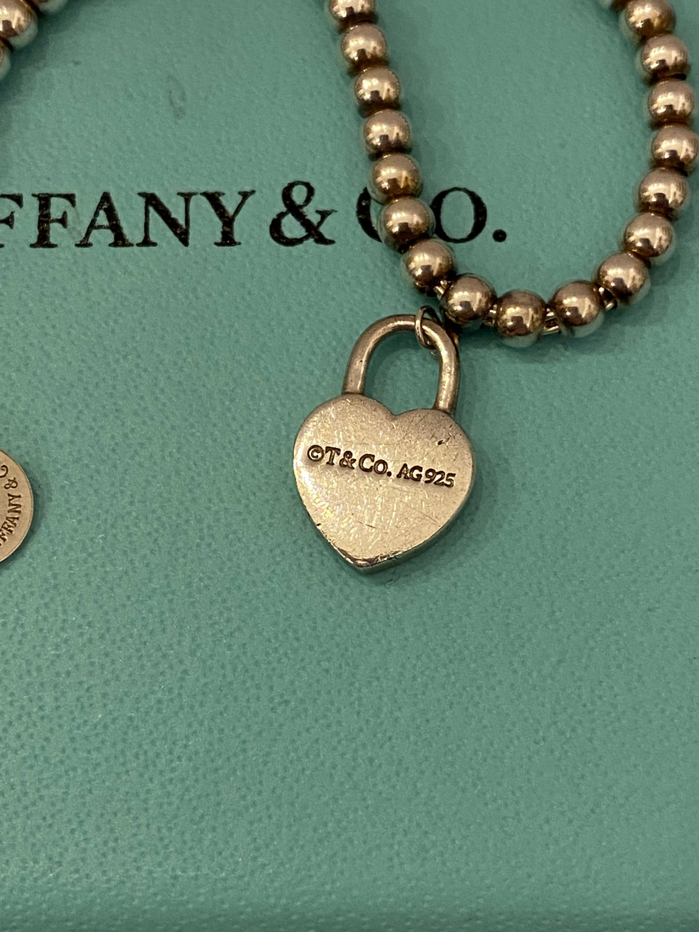 Pre Loved Tiffany & Co Return to Sender Silver Heart Bracelet