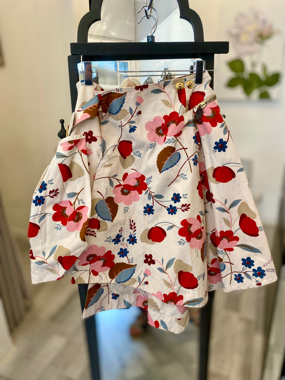 Pre Loved Marni Floral Skirt FR40 fits UK10