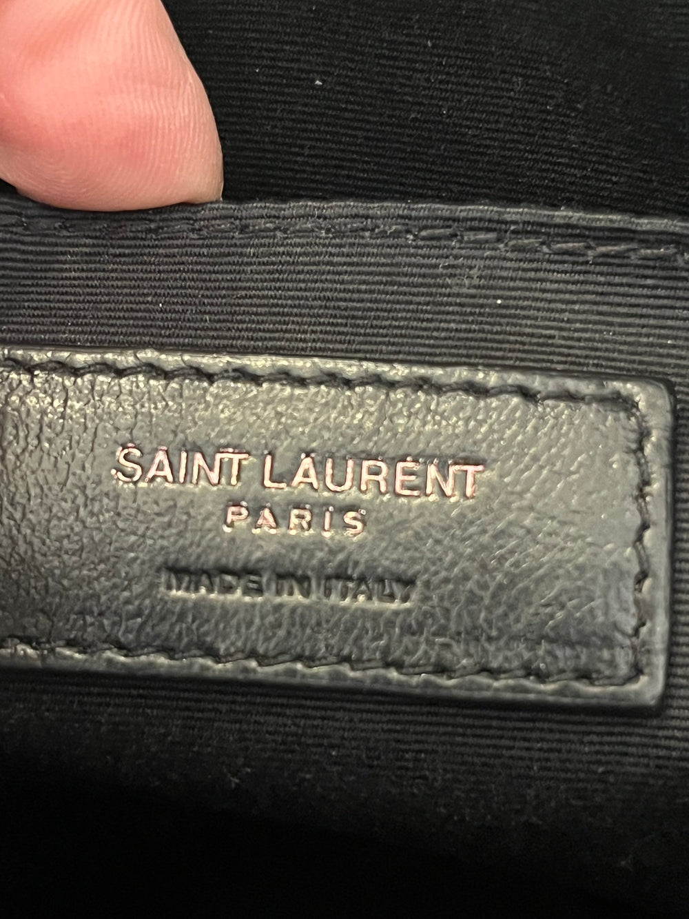 Pre Loved Yves Saint Laurent Lou Bag in Black (excellent)