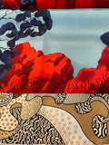 Hermes Sieste au Paradis Silk Shawl 140cm