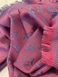 Pre Loved Louis Vuitton Monogram Pink/Purple Shawl (excellent) **RESERVED**