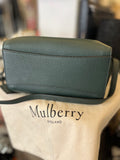 Pre Loved Mulberry Small Iris in Heavy Grain Green Leather