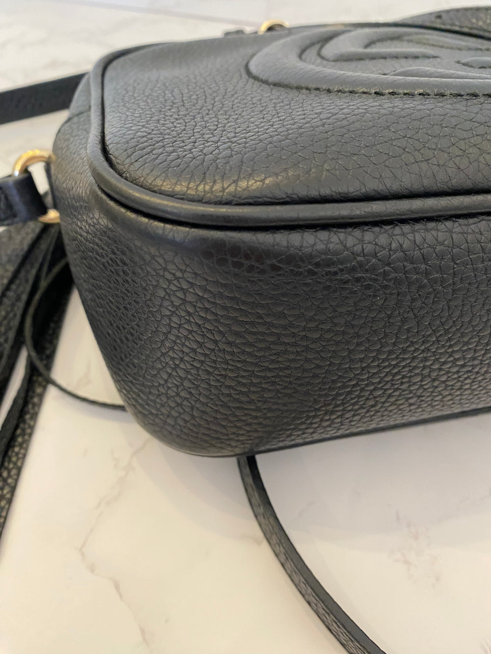 Pre Loved Gucci Black Soho Disco Crossbody Bag
