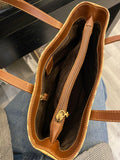 Burberry Small Haymarket Coated Canvas Check Tote