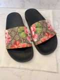 Pre Loved Gucci Floral Bloom Sliders UK 6