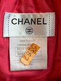 Pre Loved Chanel Deep Pink Boucle Skirt size FR38 UK 10