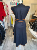 Stella McCartney Navy & Tan Dress IT40 UK 8