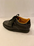 Pre Loved Hermes Quick Black Leather Trainers uk4 (excellent)