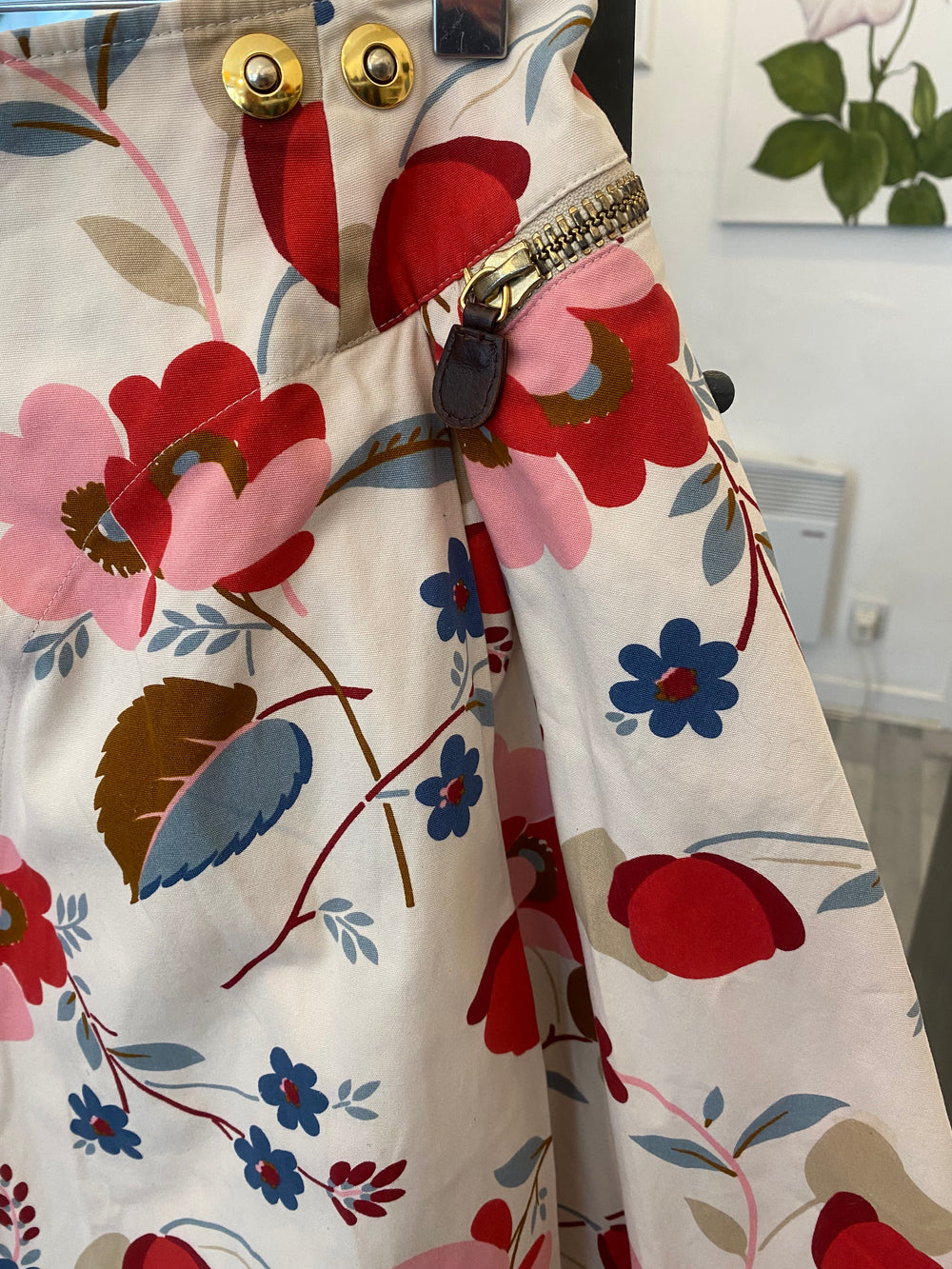 Pre Loved Marni Floral Skirt FR40 fits UK10