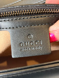 Gucci GG Large Marmont Matelasse Shoulder Bag in Black