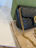 Gucci GG Mini Marmont Matelasse Crossbody Bag in Black (reserved)