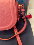 Pre Loved Aspinal of London Small Stella Satchel in Deep Rose - As New