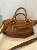 Pre Loved Prada Tan Leather Shoulder & Handbag