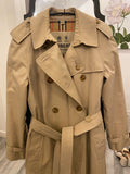 Pre Loved Burberry "The Waterloo" Trench Coat Size UK4 (fits uk6)